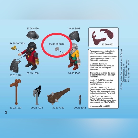 Playmobil Knights 6004 Giant Troll with Dwarf Fighters Set Almost Complete - Picture 9 of 9